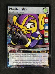 Neopets TCG Master Vex 24/234 Juego Base Héroe Holo Lámina Rara - Imagen 1 de 2