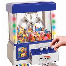 Claw Mini Arcade GRABBER Game Carnival Machine Crane Red or Blue 24 Toys