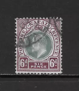 WEIHNACHTEN SCOTT 89 GEBRAUCHT FEIN - 1902 6p MAR & BL GRÜNE AUSGABE (A) - EDWARD VII - Bild 1 von 2