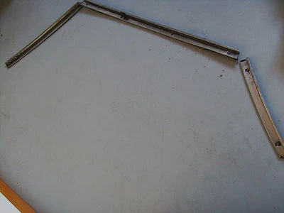 1971 1972 1973 AMC JAVELIN DOOR OPENING ROOF WEATHER SEAL STAINLESS TRIM CHANNEL - Image 1 of 2
