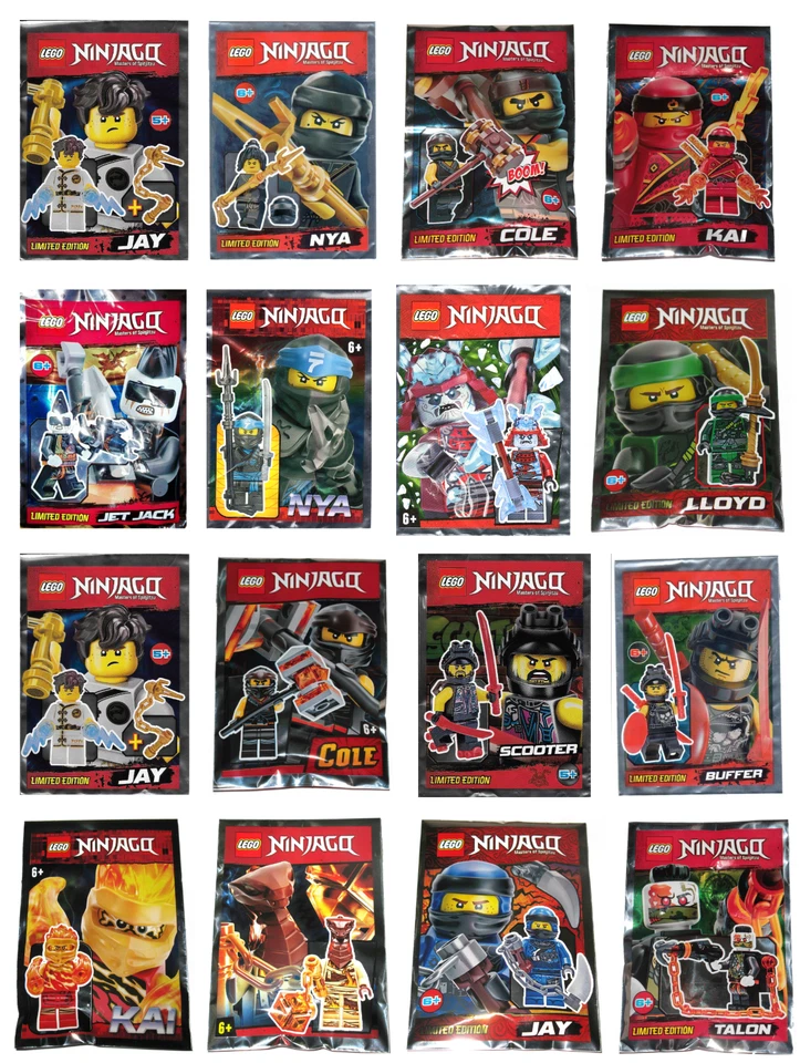 Lego Ninjago Minifigure Packs Masters of Spinjitzu & Dragons Rising New Sealed - Image 1 of 2