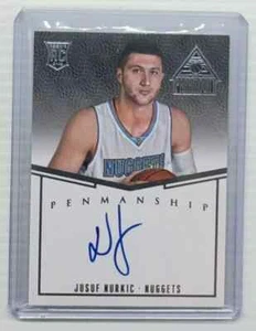 2014-15 Paramount Jusuf Nurkic Rookie RC Penmanship Auto #90/99 Nuggets - Picture 1 of 2