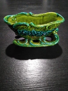 VINTAGE NAPCOWARE 7277 JAPAN CANDY DISH OR SMALL PLANTER/SLEIGH - Picture 1 of 11