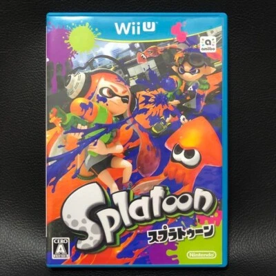 Nintendo Wii U -- Splatoon -- very popular action. battle. with box japan - Image 1 of 3