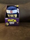 Ninja 7" Blue / White head Band Plush Squish Toy Stuffed Doll Weighted New
