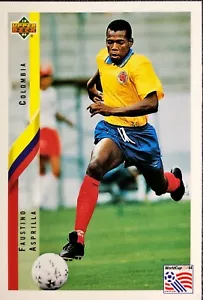 41 Faustino Asprilla - FIFA World Cup USA 1994 (Upper Deck) - Picture 1 of 2
