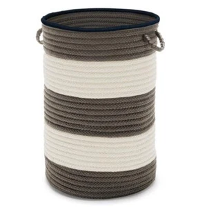 Colonial Mills Hampers Mildew 24" x 16" Resistant Mildew resistant Navy/Gray - Picture 1 of 2