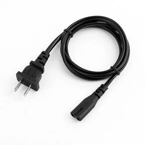 Generisches 5 Fuß 2 Pin Netzkabel Kabel für Ghettoblaster Radio CD Player Stereo Receiver HD - Bild 1 von 5