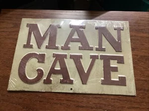 "ManCave" Metal Sign (Bedroom, Office, Kid's Room, Mancave) Wall Decor - Picture 1 of 3