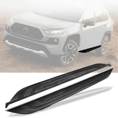 2Pcs Fixed Running Boards Side Step accessories Black for RAV4 RAV-4 2019-2025 - Image 1 of 4
