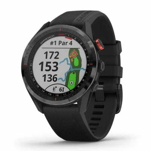 Reloj inteligente de golf Garmin Approach S62 premium GPS - bisel de cerámica negro, caja abierta - Imagen 1 de 5
