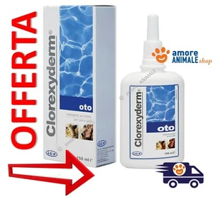 ICF Clorexyderm OTO 150 ml - Detergente Auricolare CANI e GATTI Pulizia Orecchie - Foto 1 di 1