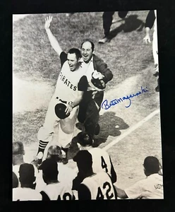 BILL MAZEROSKI Signed Autographed 11" x 14" Baseball Photo Pittsburgh Pirates - Picture 1 of 1
