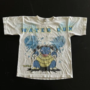 Vintage Pokemon Blastoise 90s T-shirt All Over Print Nintendo TCG Graphic Medium - Picture 1 of 9