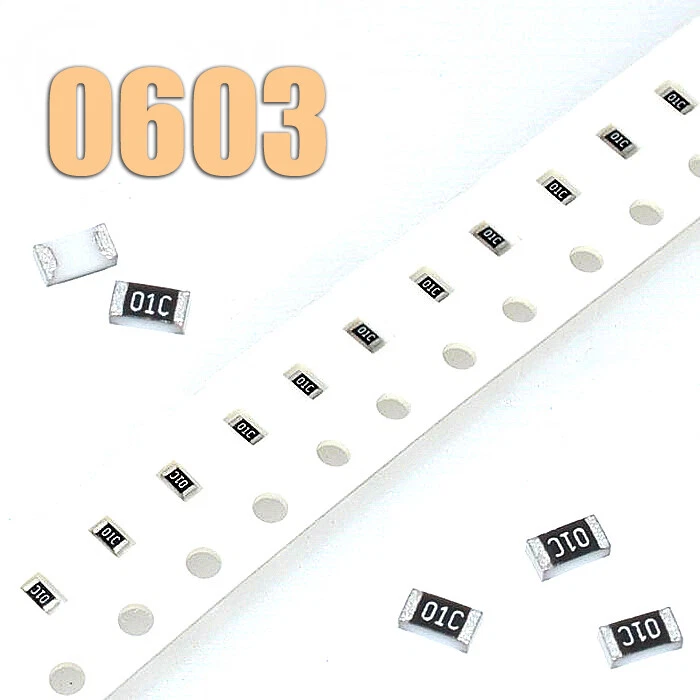 0603 Widerstand Auswahl 1Ohm - 1MOhm 1/10W 100mW 10 Stück 1% SMD Widerstände - Bild 1 von 1