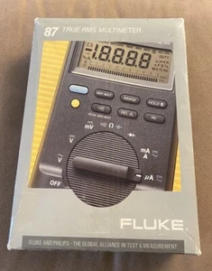Multímetro original Fluke 87 True RMS con caja original y cables probados - Imagen 1 de 16