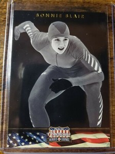 2012 Panini Americana Heroes & Legends Bonnie Blair #64 Olympic Gold Speed Skate