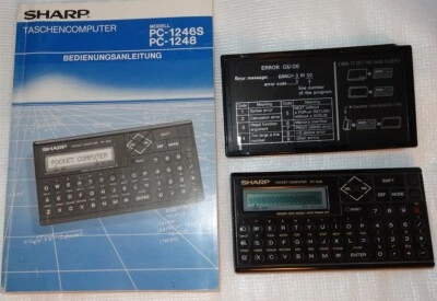 Sharp PC 1248 PC-1248 128k BASIC Programmierbar Schwarz  - Bild 1 von 4
