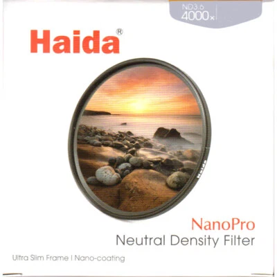 Haida NanoPro MC ND 3.6 ND4000x Filter, 12 Stops 49/52/55/58/62/67/72/77/82mm - Image 1 of 4