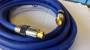 Cable de video de 4 polos Extreme Band S-VHS doble blindaje enchapado en oro 393 11/16 pulgadas - Imagen 1 de 2