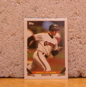1993 TOPPS MINI 1" VARIANT BASEBALL CARD SAN FRANCISCO GIANTS WILL CLARK - Picture 1 of 2
