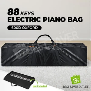 88Keys Electric Piano Bag Padded Portable Gig Carry Bag Case 600D Oxford - Picture 1 of 9