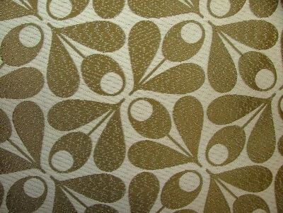 Orla Kiely Curtain Fabric Woven Acorn Cup Moss Jacquard  Upholstery Cushion - Image 1 of 4