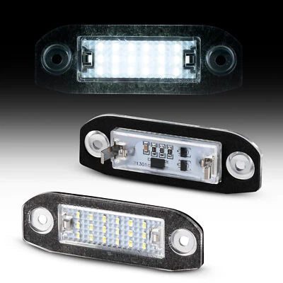 2x Iluminación de matrícula LED adecuada para VOLVO V70 XC60 XC70 XC 90 - Imagen 1 de 4