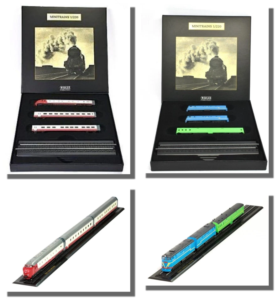 Tee Edelweiss + Trans -Siberian Railway, 2 Great Trains Set  Z guage 1/220 scale - Image 1 of 1