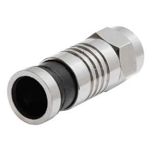 F-Type Male Compression Connector Plug for RG59 Coaxial Cable CCTV TV Antenna - Picture 1 of 2