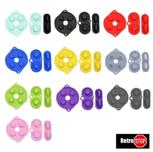 GameBoy Color Pads Tasten Knöpfe Gummi Ersatz Silikon Buttons viele Farben NEU ✅ - Picture 1 of 11