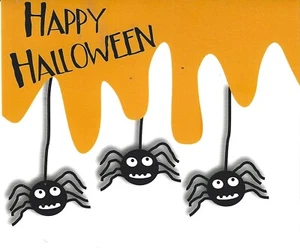 Small Halloween Themed Greeting Card #14 - NEW - Picture 1 of 1