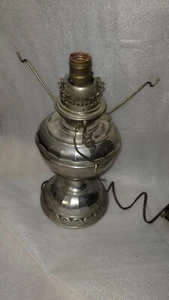 B&H Bradley & Hubbard Radiant No.4 Antique Kerosene lamp Pat. 1898 Electric - Picture 1 of 9