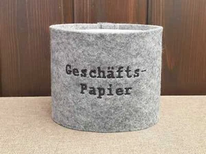 #913 Banderole »Geschäfts-Papier« Toilettenpapier Klopapier Klorollen Filz - Bild 1 von 6