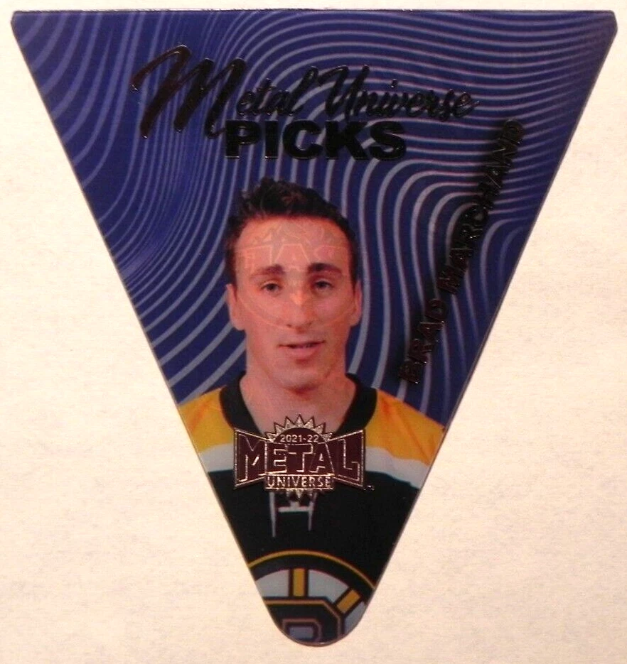 2021-22 21/22 Skybox Metal Universe Picks Acetate P-3 Brad Marchand Bruins - Image 1 of 2