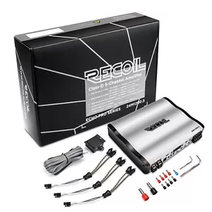 Recoil Audio 24M1200.5 24V 1200 WATTS CLASS-D 5-CHANNEL AMPLIFIER - Picture 1 of 8