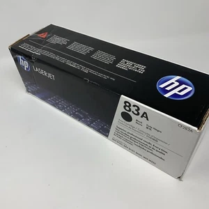 HP 83A Black Original LaserJet Pro Toner Cartridge, CF283A Open Box New Genuine - Picture 1 of 6