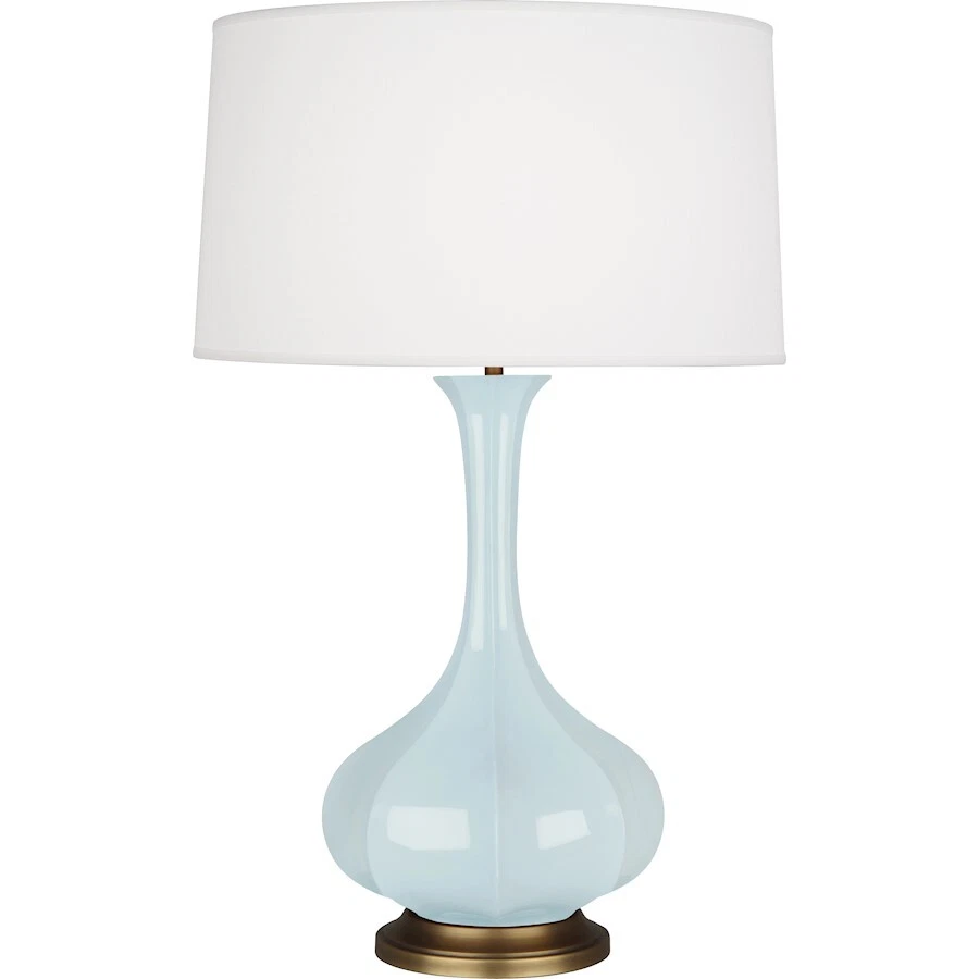 Robert Abbey Pike 1 Light 31" Table Lamp, Baby Blue Glazed Ceramic - BB994 - Image 1 of 1