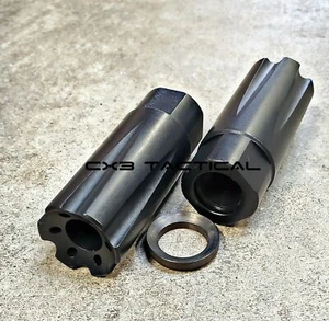 Ruger 10/22 Muzzle Brake 1/2-28 TPI Linear Compensator Smooth Finish Comp 1022 - Picture 1 of 6