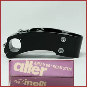 NOS CINELLI ALTER STEM 1 INCH 120mm 26.0 VINTAGE ROAD RACING AHEAD BLACK OLD 90s - Picture 1 of 7