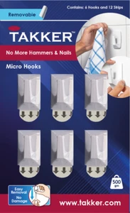 Takker Micro Hooks - 6 Pack - Picture 1 of 6