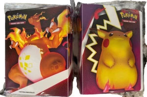 Pokemon Espada y Escudo Charizard y Pikachu VMAX ¡Mini Carpeta Portafolio Álbum! - Imagen 1 de 1
