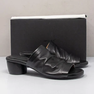 Marsèll Otto Scalzato Black Leather Mules, Size 9 US (39 EU) - Picture 1 of 8