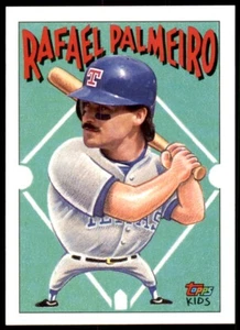 1992 Topps Kids #130 Rafael Palmeiro RANGERS - Picture 1 of 2