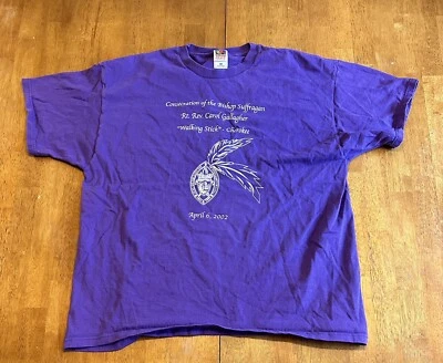 Camiseta de colección Saint Paul’s College Cherokee nativo americano talla XL 2002 Foto 1 de 4