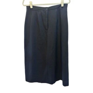 Vintage LL BEAN Women's SIZE 12P Classic Long Black Skirt Witchycore Whimsygoth - Picture 1 of 4