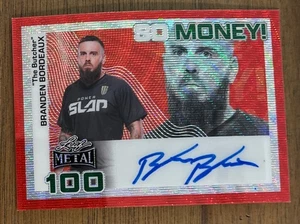 Branden Bordeaux - 2025 Leaf Metal Slap So Money #SM-BB1 Auto “The Butcher”  /10 - Picture 1 of 2