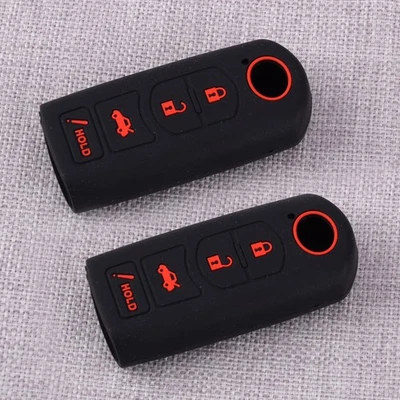 Funda con llave inteligente 2x 4 botones apta para Toyota Yaris iA 2017-2018 Scion iA 2016 Foto 1 de 4