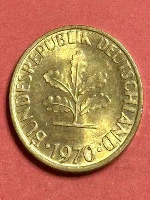 Alemania 1970 / 10 Pfennig / G / VG KM#108 / Moneda Mundial / BU / 🇩🇪 #M29 Foto 1 de 4