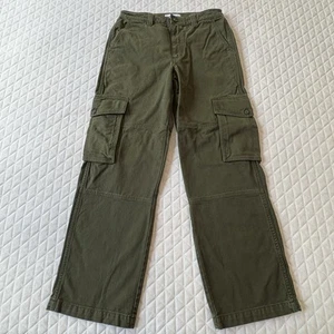 Aritzia TNA Troop Cargo Pant Women's Size 8 Mid Rise Utility Rich Army Green - Picture 1 of 12